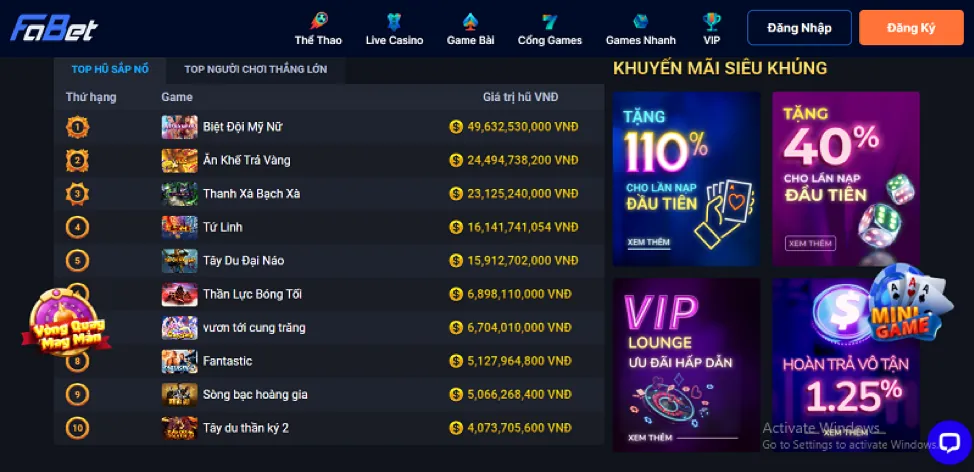 Bánh xe Roulette tại ga65 win