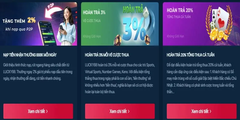 Đa dạng phương thức nạp rút tiền ga65 win